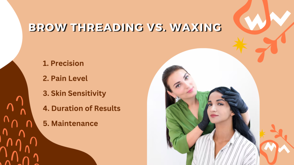 Brow Threading vs. Waxing 