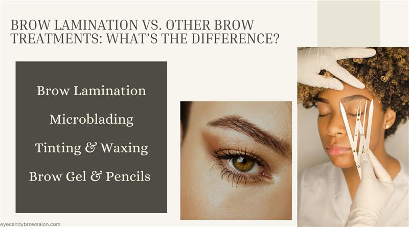 Brow Lamination vs. Other Brow Treatments: What’s the Difference?