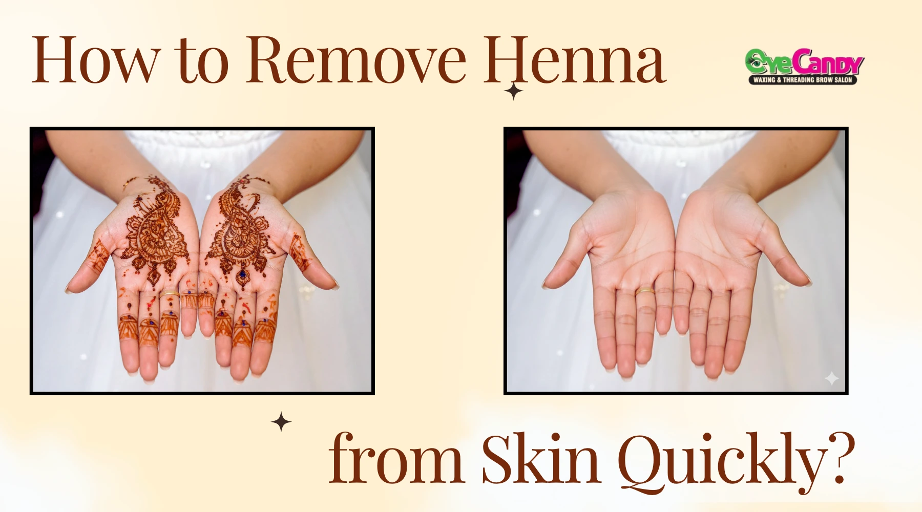 How to Remove Henna from Skin Quickly