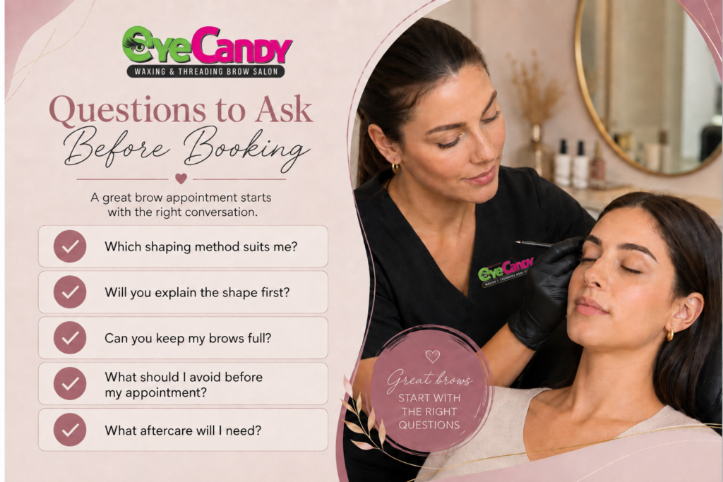 Questions to ask before booking professional eyebrow shaping services in Fort Worth